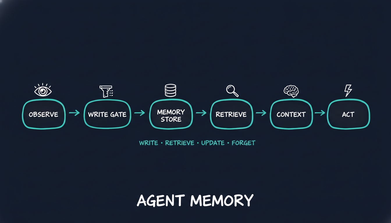 Ảnh bìa: Bộ nhớ của agent: nhớ đúng còn khó hơn nhớ nhiều
